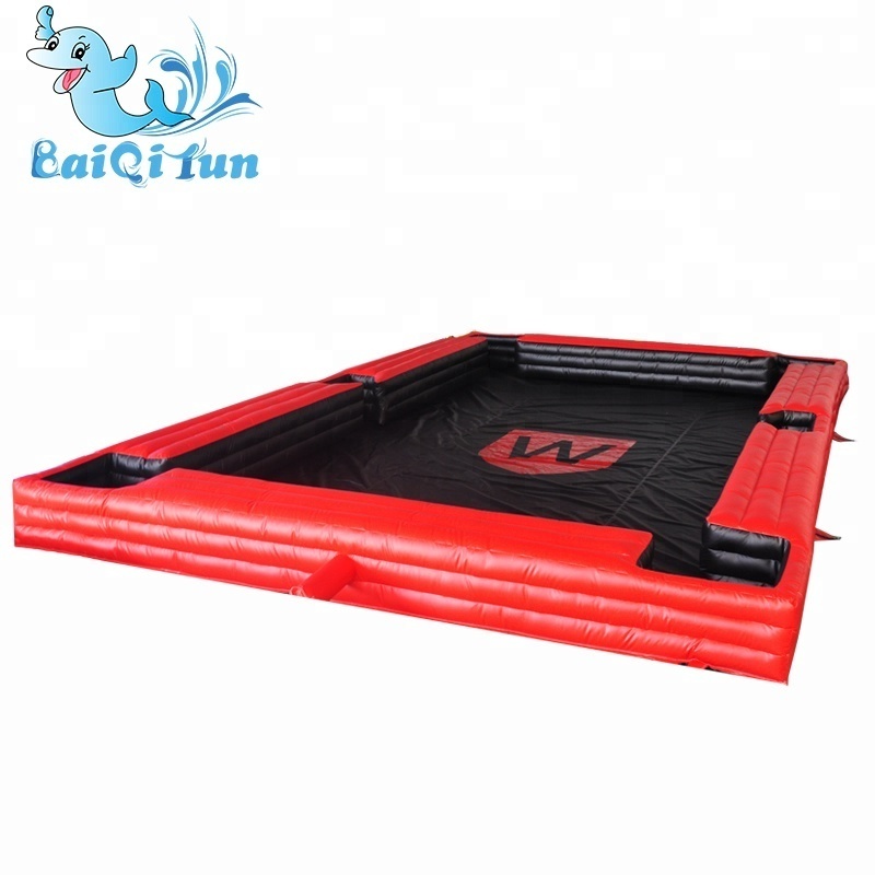 Hot selling games play inflatable football snooker inflatable pool table pitch snooker