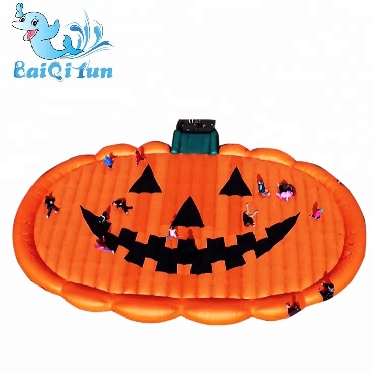 Funny Large Inflatable Jump Pad, Inflatable Pumpkin Pad for Kids