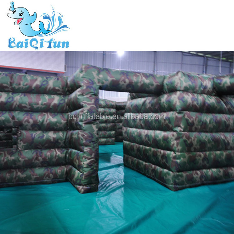 Inflatable Paintball Field Inflatable Paintball Bunker Wall for Challenge Training inflatable maze