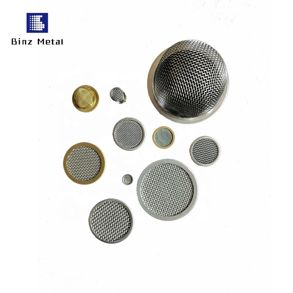 Rubber backside grip tube rubber edge filter mesh 14 tube suction line strainer stainless steel mesh filter for tube