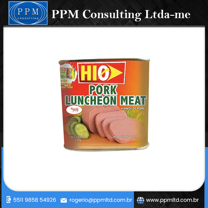 Healthy Delicious Pig Meat Pre-Made Food Taiwanese Stewed Pork Food Stuff High-Quality Pork Luncheon Meat