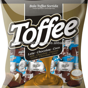 Delicious Toffee Standard Quality Custom Sale flavor round shape Best Jam Gel Bubble Toffee Candy