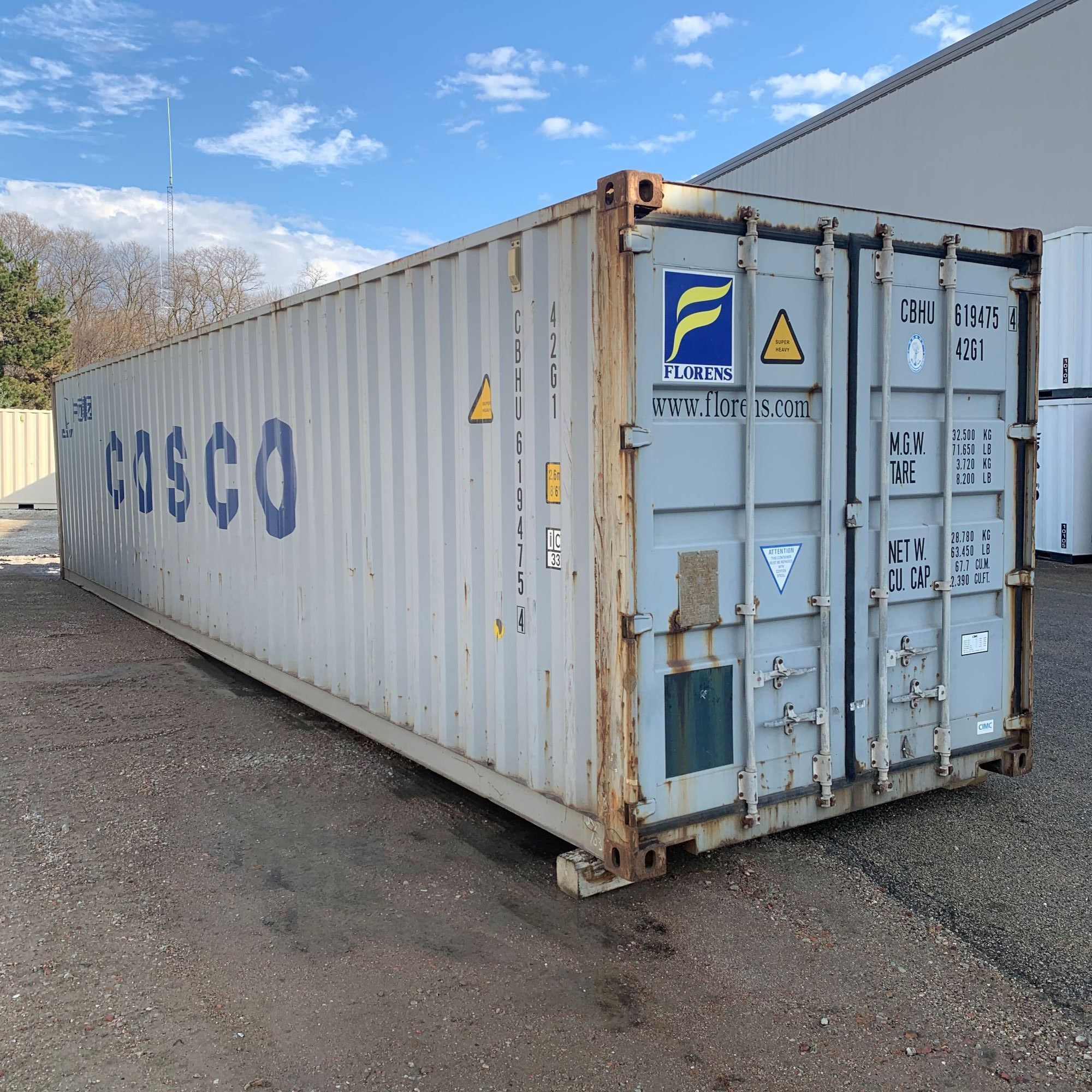 Customized New 8ft 10ft 20ft 40ft Length 20FT ISO Dry Cargo Shipping Containers For Sale