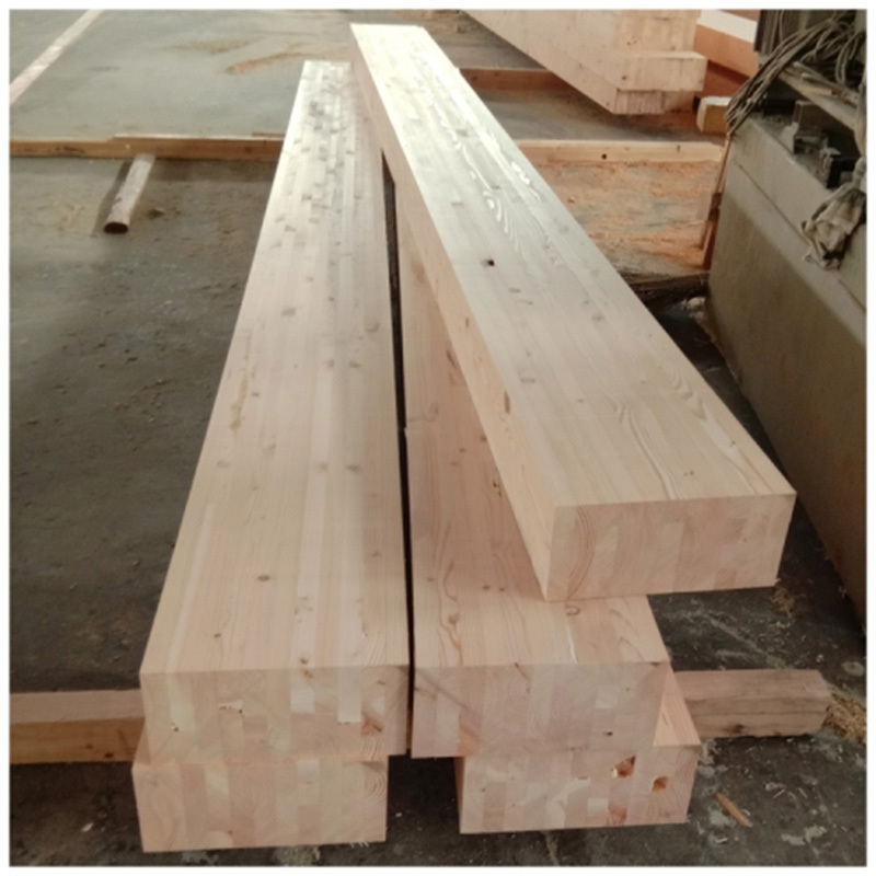 Good Quality Lvl Building Timber Beams Real Wood Glulam Ceiling Beam For Decoration