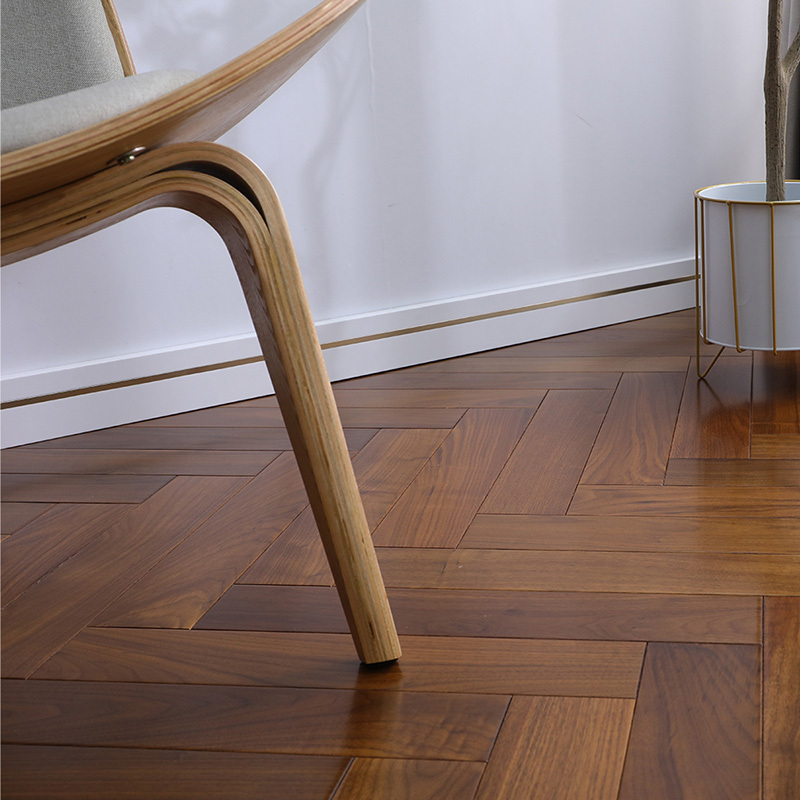 Premium Quality Oak Walnut Parquet Solid Wood Flooring Brazilian Cherry Herringbone Hardwood Floors