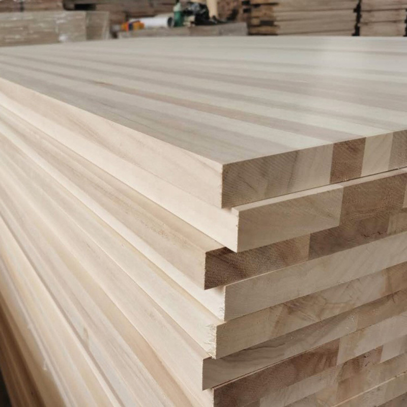 Hot Sell Raw Wood Price Paulownia Wood Timber Solid Thin Wood For Crafts bleached Eco-friendly Lumber