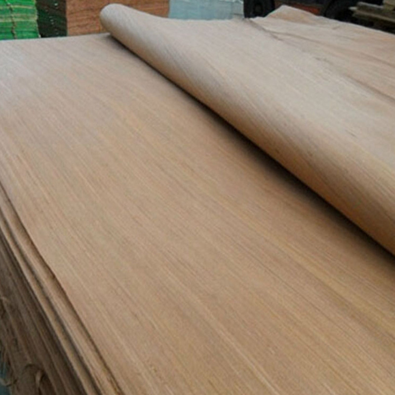 Super Quality Engineered Padouk Timber Wood Veneer / Recon Wood Veneer / Reconstituted Face Veneer For Plywood