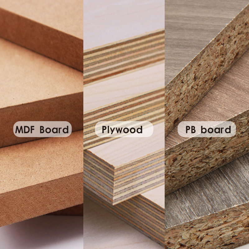 Super Quality 3mm 20mm e0 thick door waterproof fireproof skirting mdf board plywood production line prices