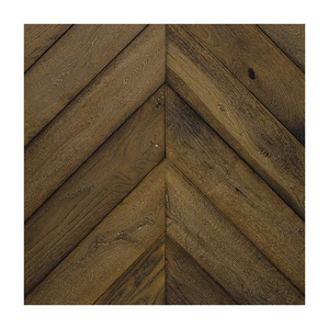 Good Quality solid oak chevron wooden parquet floor supplier