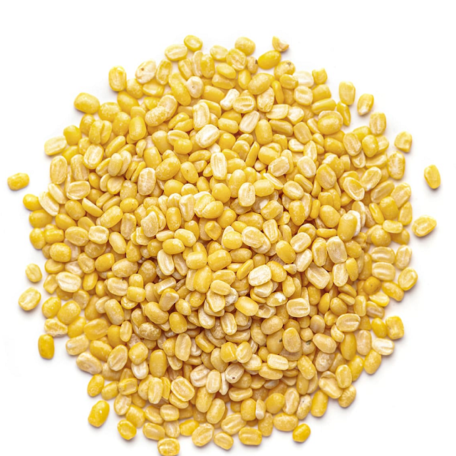 Highest quality Natural hulled green mung bean peeled green mung bean yellow split mung bean