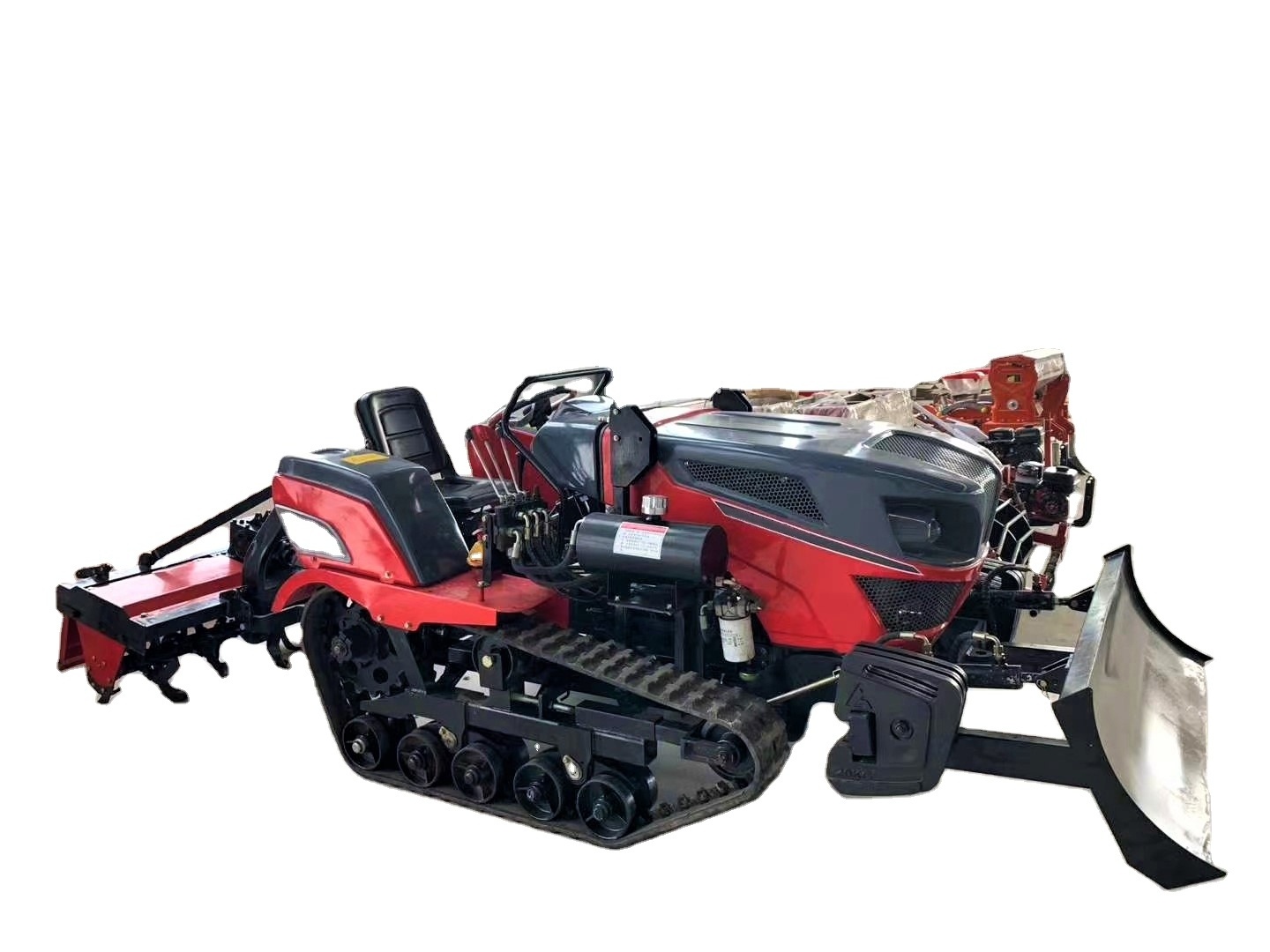 CE certified wet and dry land use favorable price 35 HP small diesel rubber crawler tractor with custom logo