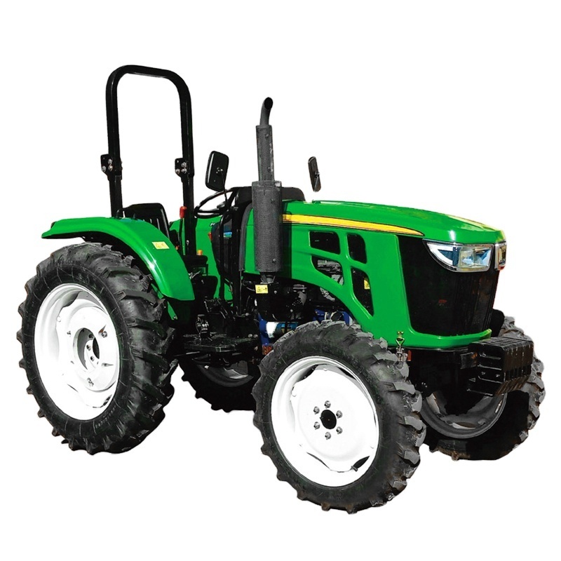 4WD Mini Tractor Agriculture Farm Tractor 50HP Compact Tractor with Front Loader and backhoe