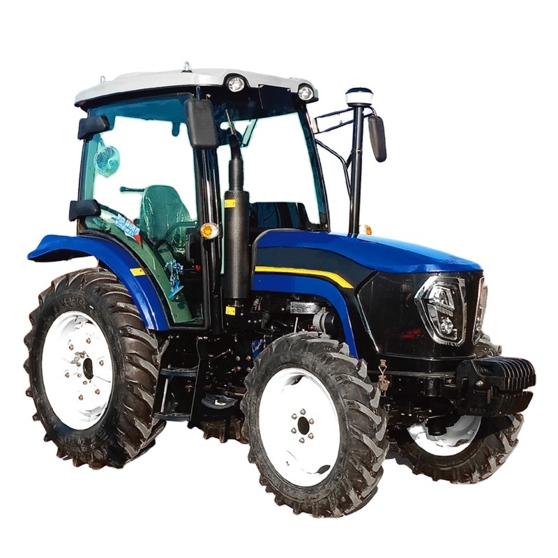 4WD Mini Tractor Agriculture Farm Tractor 50HP Compact Tractor with Front Loader and backhoe