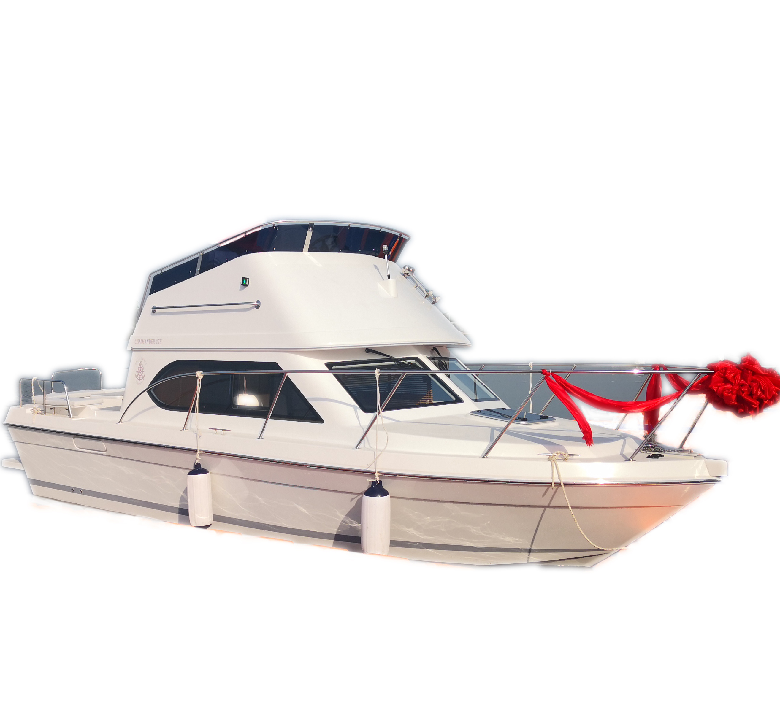 Electric commander 27E fiberglass luxury private yacht  Pleasure boat