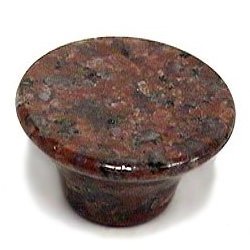 black granite stone knob for cabinet