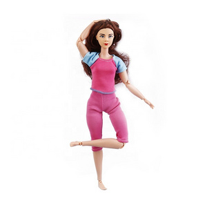 Made To Move 21 Flexible Joints doll 11.5 inch pvc fashion girl doll yoga body for Children Gifts