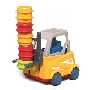 Montessori Educational Toys for 3 Year Old, Kids Toy Forklifts Sorting & Stacking Toys for Toddler, Preschool Stem Learning Toys