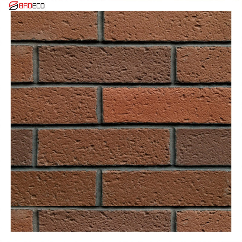 light thin cost saving rough flexible stone brick veneer tile look porcelain floor brick wall tile