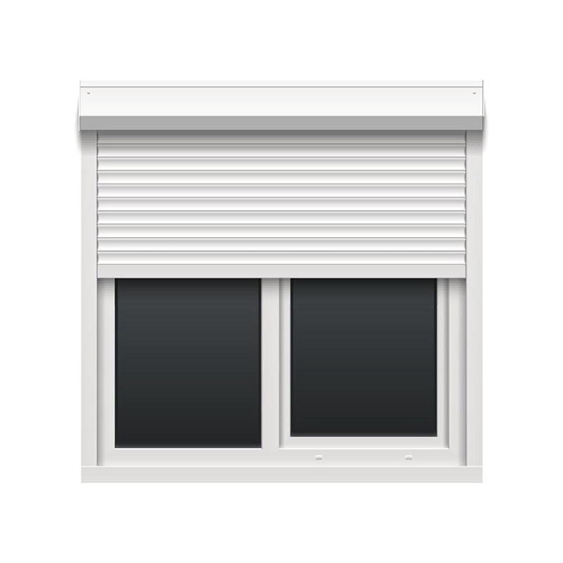 Monoblock Sliding Window With Shutters Electric Roller Shutter Windows