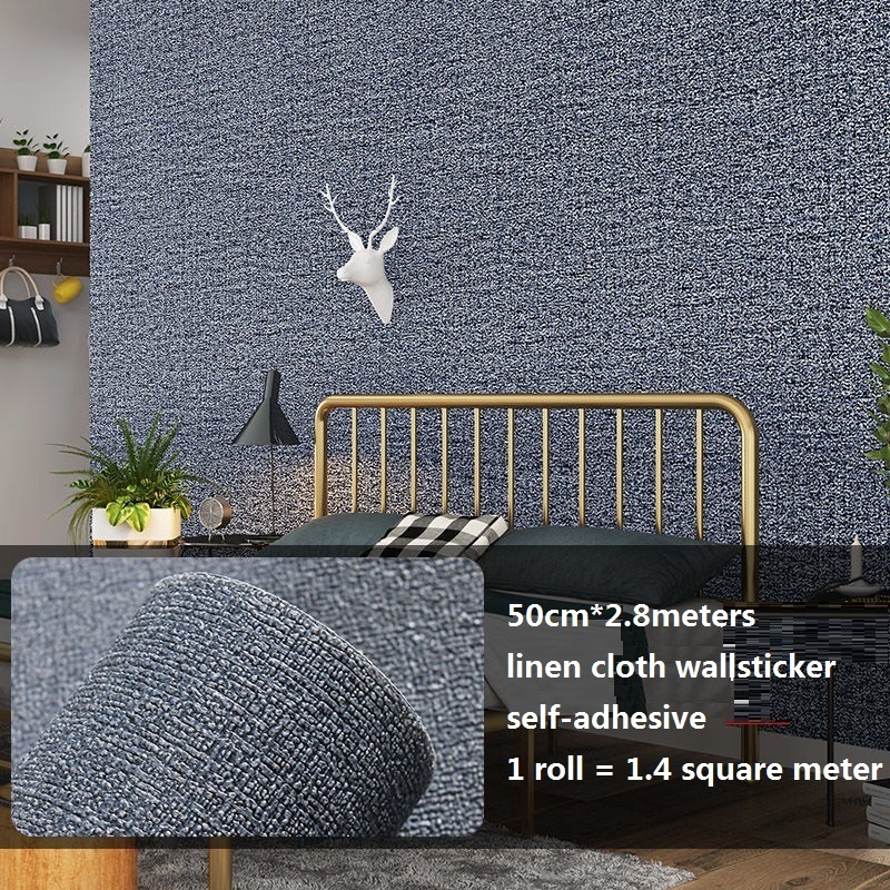 wall papers textured wallpaper home decor self adhesive imported wallpaper sticker linen thick texture