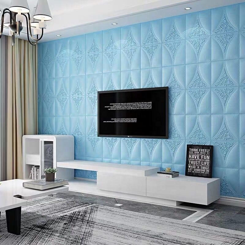 bedroom dinning room home ktv 3D foam wallpaper decorative wall panel