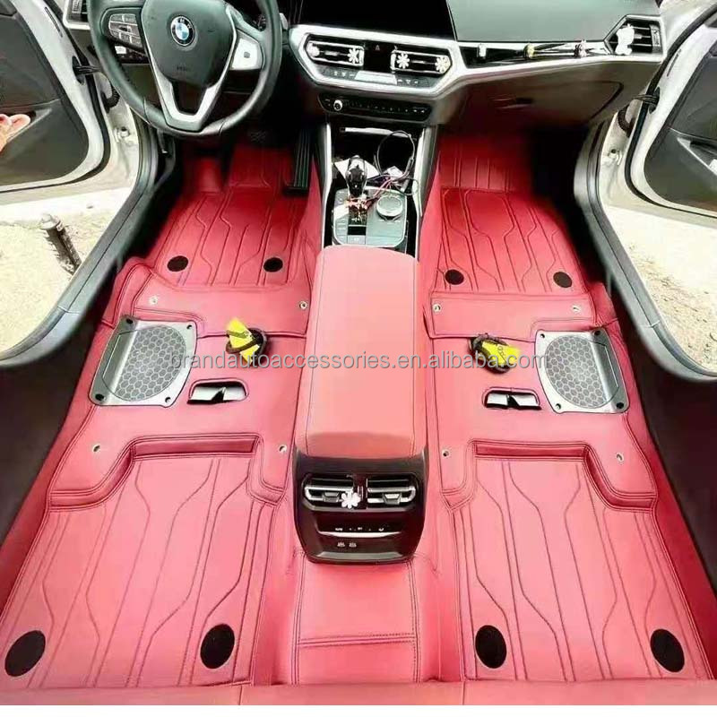 Custom fit car floor mats for 3D 5D car-styling carpet floor liner