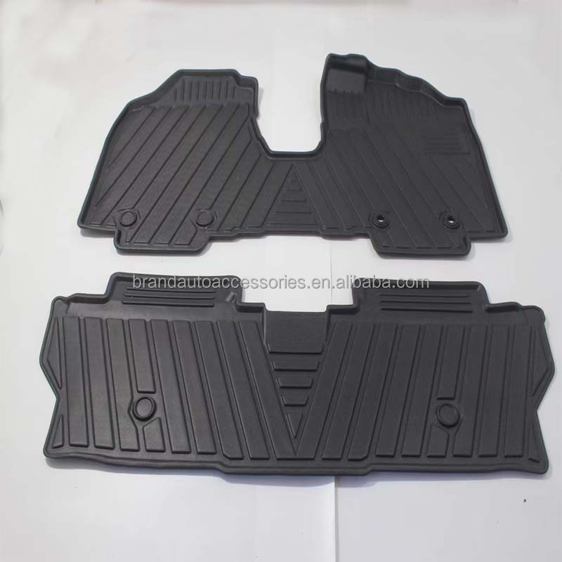 All Weather Floor Mats Set Custom Fit TPE Car Floor Mats Cargo Liner Rear Cargo Tray Trunk Mat