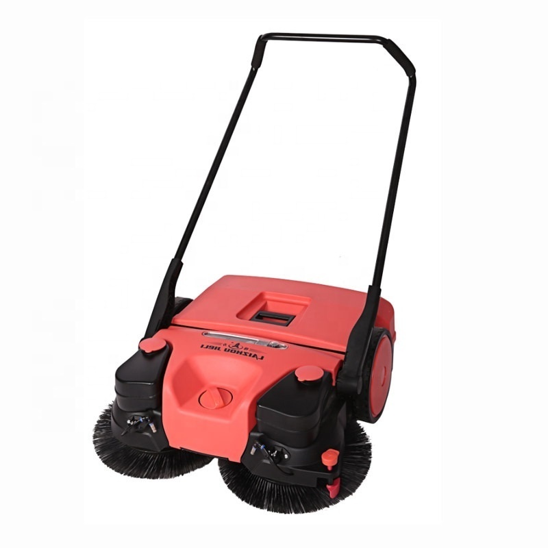 new core upgrades flexible push brooms lazy automatic lithium battery floor sweeper for residential property school gas station