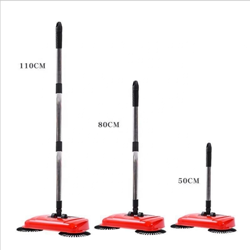 2024 new original lightweight automatic home manual hand push auto floor sweeper dustpan broom for sweeping hard floor cleaning