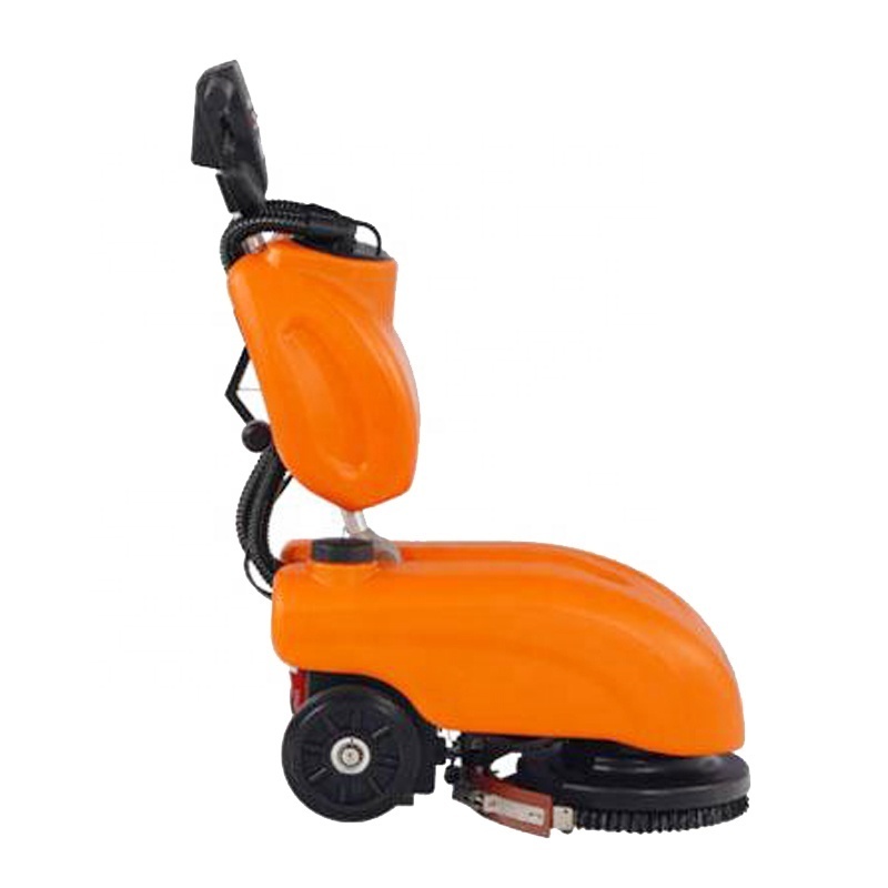 hand push power wet polisher manual battery model floor cleaner tile rubber hard cement washing scrubber dryer machines