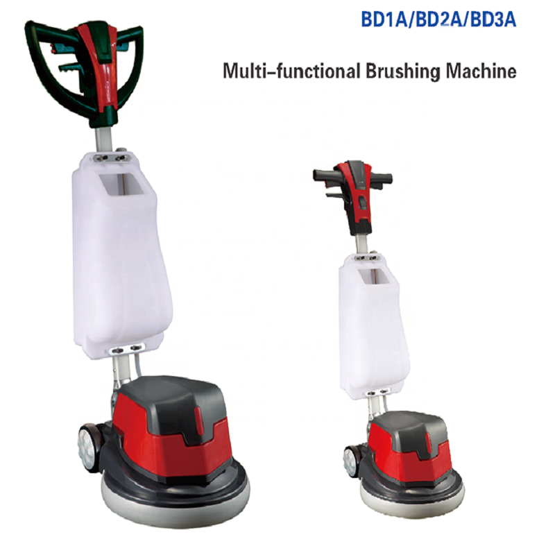 BD1A 1100W 154rpm red colour stone buffing concrete industrial hand held tile wood marble grinding floor polishing machine