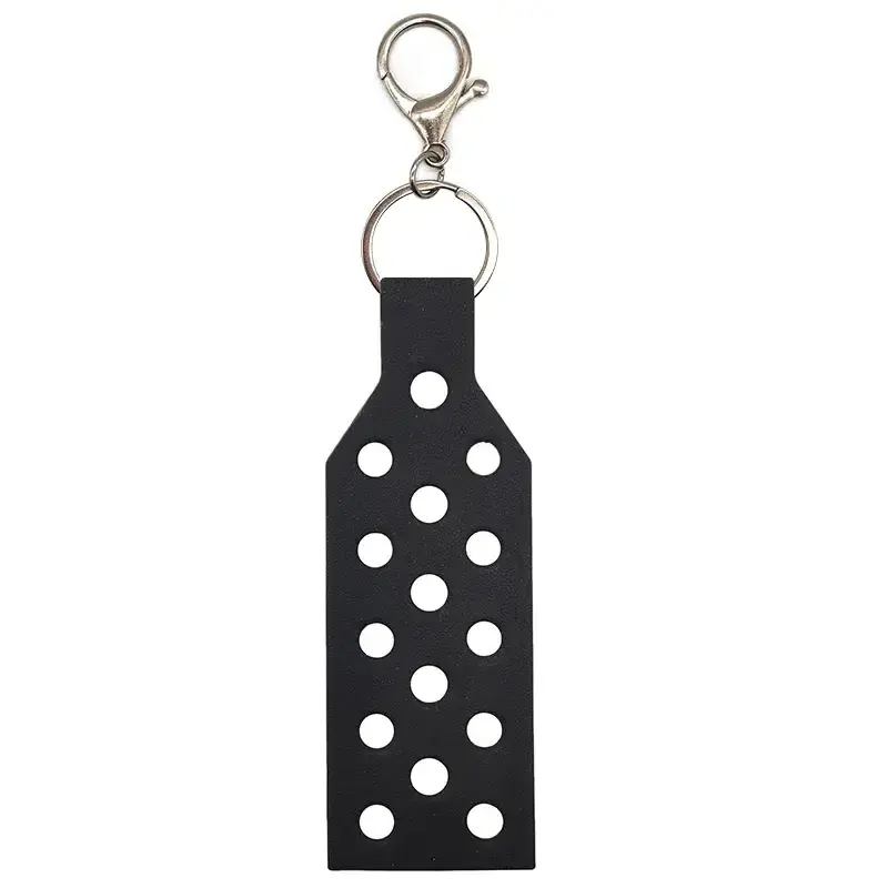 Wholesale Soft Silicone PVC Key ring Accessories Gift Croc Charms Keychain For Keychain