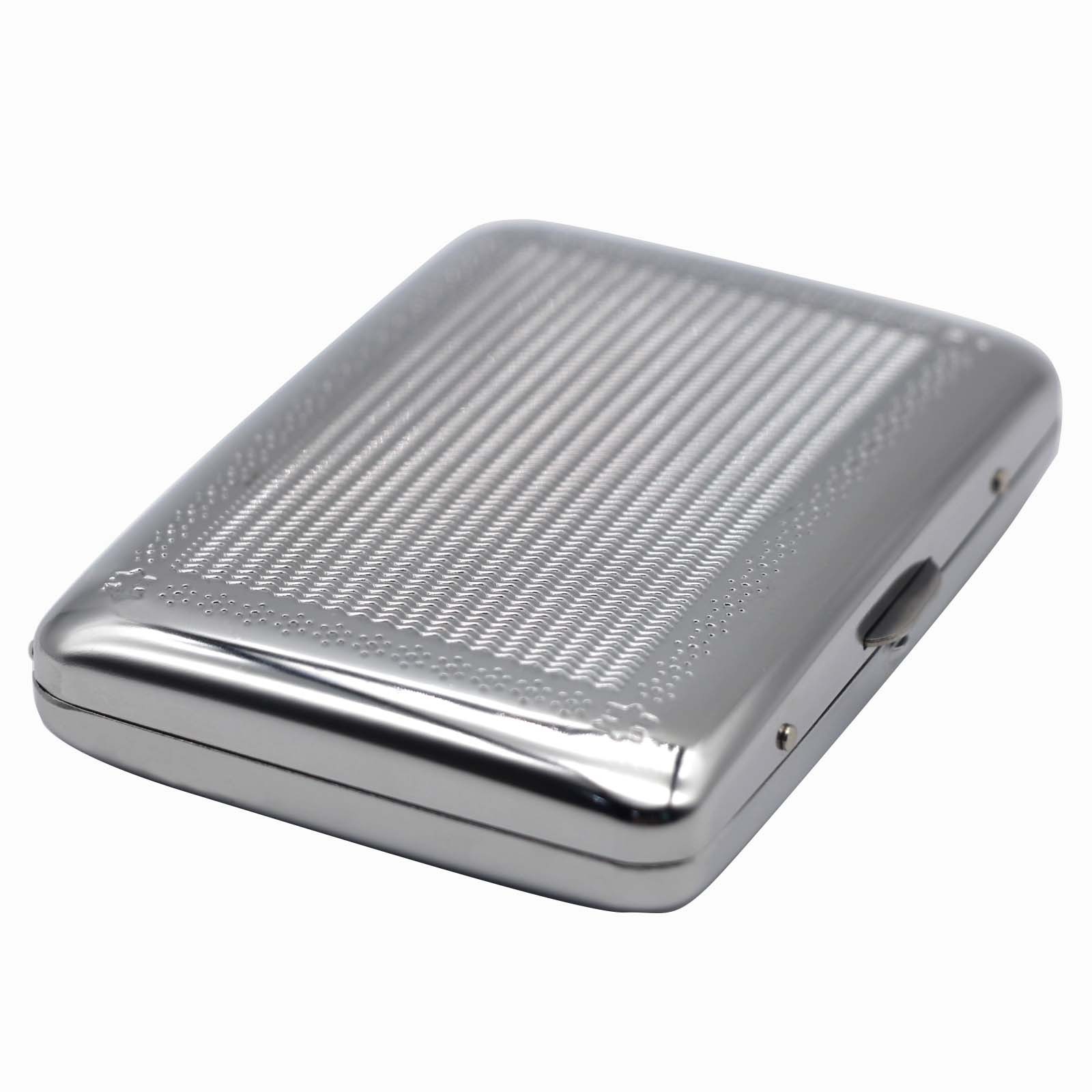 Metal Cigarette Case Smoke Double Sides Sublimation Cigar Tin Vintage Tobacco Cigarette Box for 16 Cigarettes