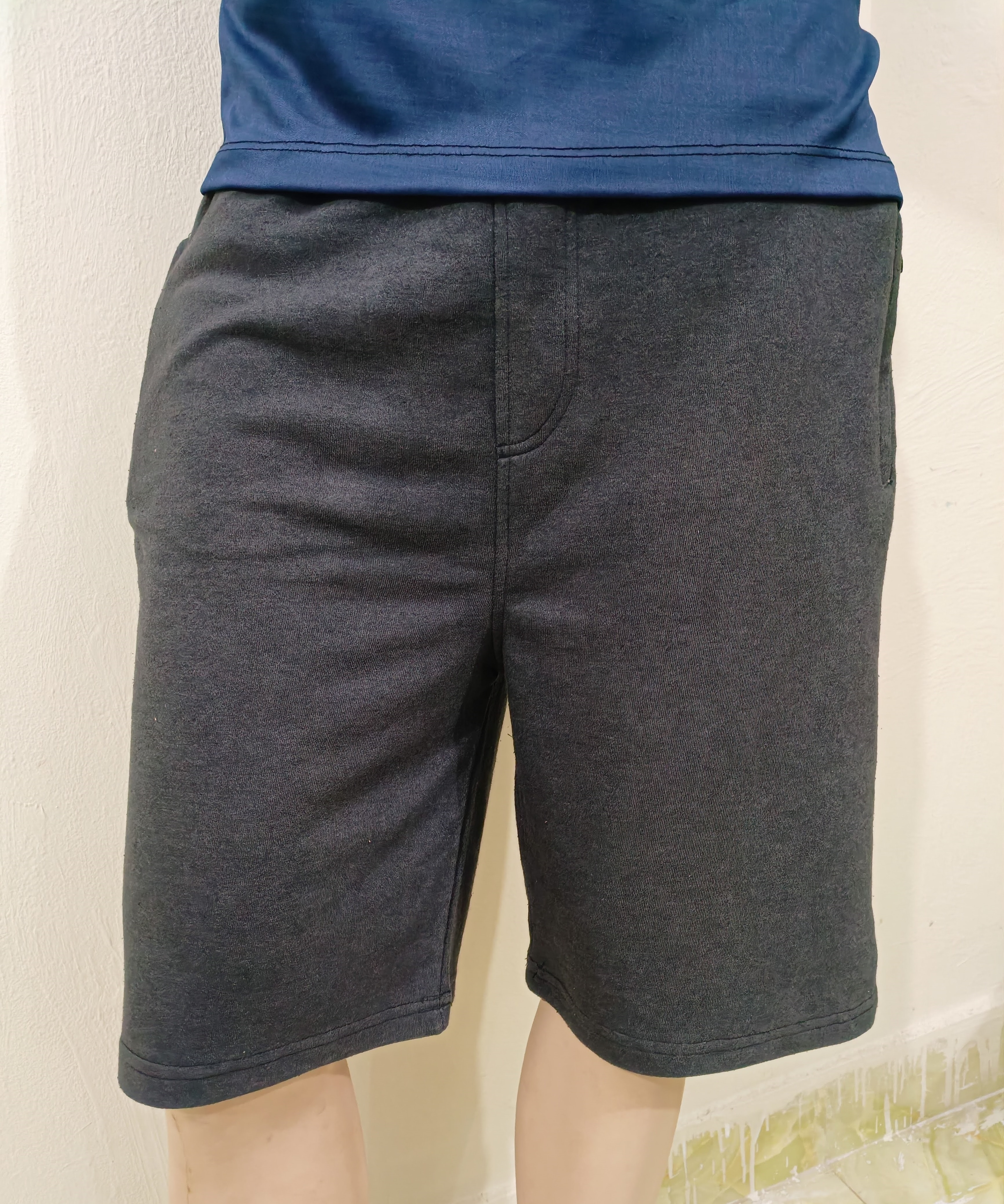 Mens Shorts Casual Drawstring Zipper Pockets Elastic Waist elastic waist band shorts cotton spandex shorts sample ready from BD