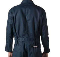 Hot selling Men's Long Sleeve Non-Insulated Mechanic Coverall 55% Cotton 45% Polyester Imported Zipper closure Machine Wash