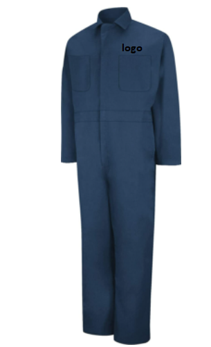 Men's Long Sleeve Back Coverall Prison Dress 65% Polyester 35%  Cotton Zipper closure Machine Wash Stock Lots From Bangladesh