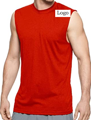 Poly Sleeveless Customizable High Quality 100% polyester Comfortable Fit For Men Tank Top