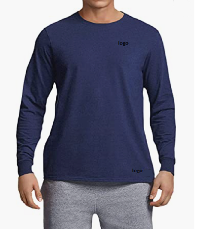 Men's Cotton Performance Long Sleeve T-Shirt 100% Cotton Buy Bulk Quantity Cotton T shirt from Bangladesh