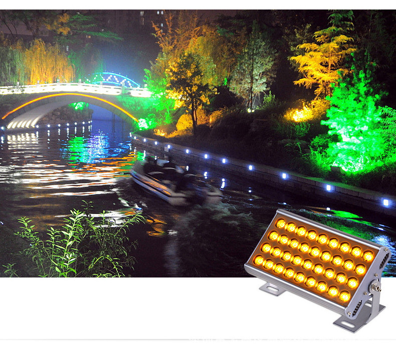 High Power 96W RGB LED Gardeb Spot Light DMX RDM LED Garden Light Wireless DMX LED Light