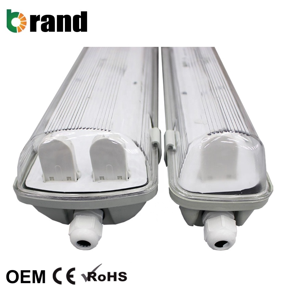 T8 18W Fluorescent Light IP65 Waterproof Light LED Outdoor Light Tube Fixture, CE RoHS