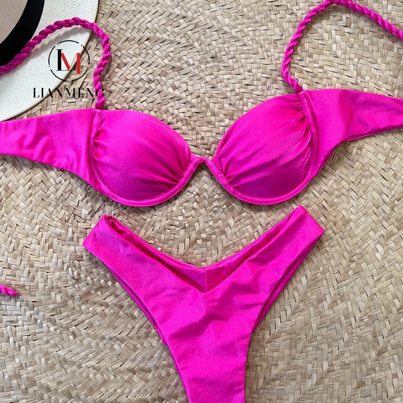 LIANMENG B818 Women 2024 Swimsuits Extreme Open  Crotches swimsuits Custom Bikini Vendor Swimsuits For Women 2024