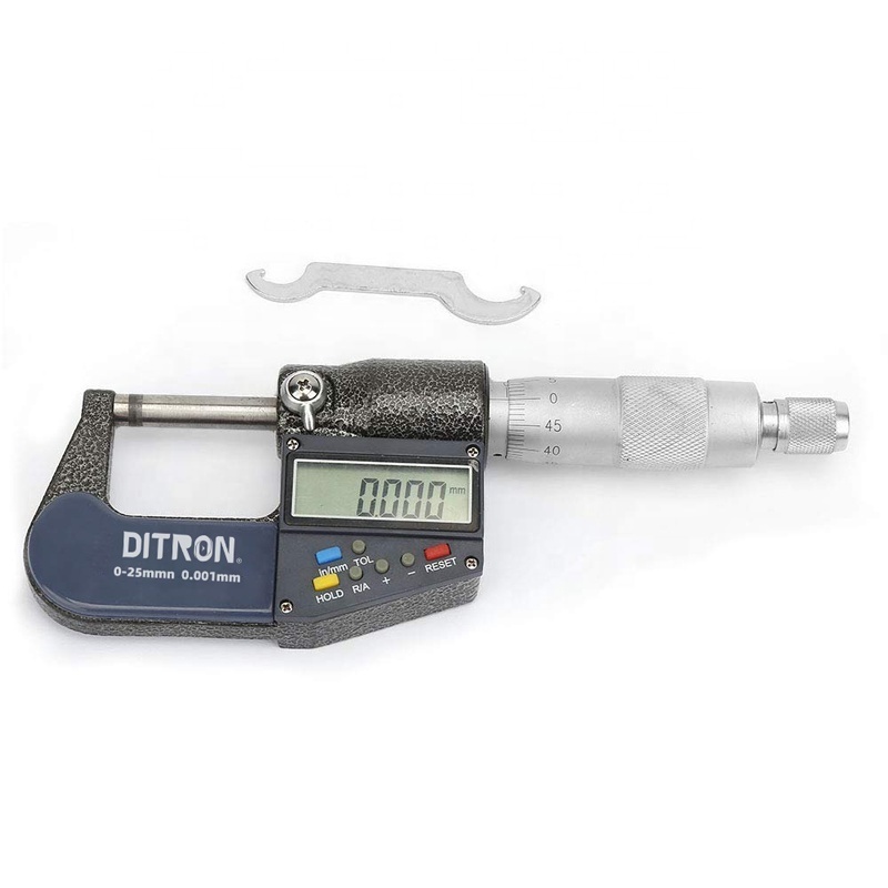 Digital Micrometer 0.001 mm 0-25mm Electronic Outside Micrometer Caliper with Scale Line Micrometer Gauge Measuring Tool