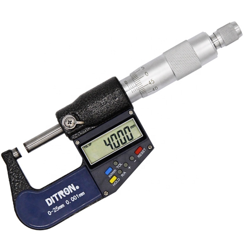 Digital Micrometer 0.001 mm 0-25mm Electronic Outside Micrometer Caliper with Scale Line Micrometer Gauge Measuring Tool