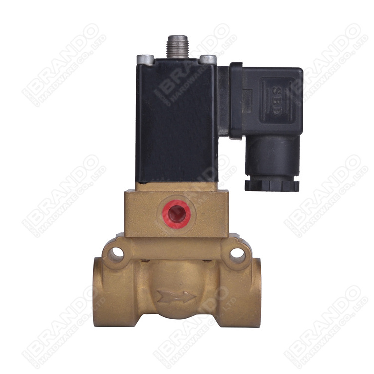 Oil Free Screw Air Compressor Spare Parts Unloader Drain Solenoid Valve 2 3 Way Normally Closed Open 6014 0400