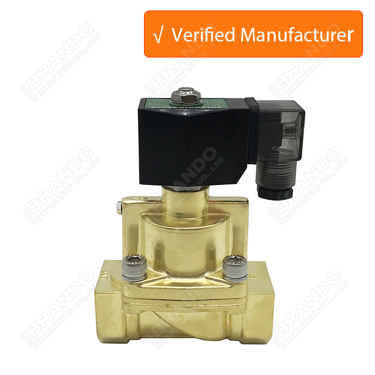 High Pressure Brass Stainless Steel Solenoid Valve For Steam Hot Water High Temperature Liquid 24V 110V 220V