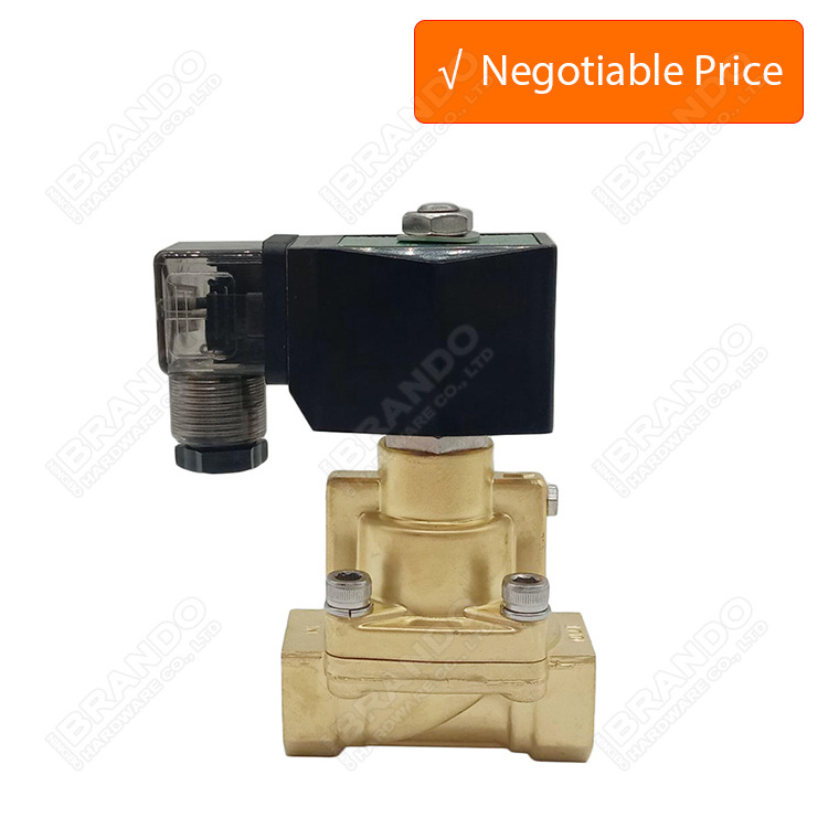 High Pressure Brass Stainless Steel Solenoid Valve For Steam Hot Water High Temperature Liquid 24V 110V 220V