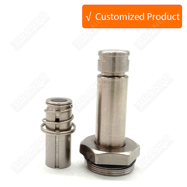 Dust Collector Pulse Jet Solenoid Valve Armature Assembly Plunger Tube Guide Tube With Inner Moving Core