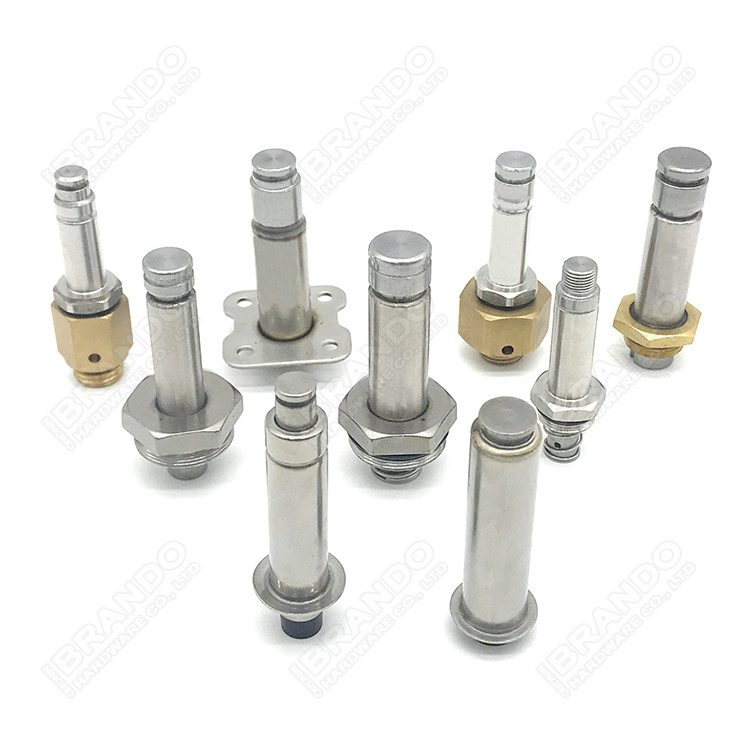 Dust Collector Pulse Jet Solenoid Valve Armature Assembly Plunger Tube Guide Tube With Inner Moving Core