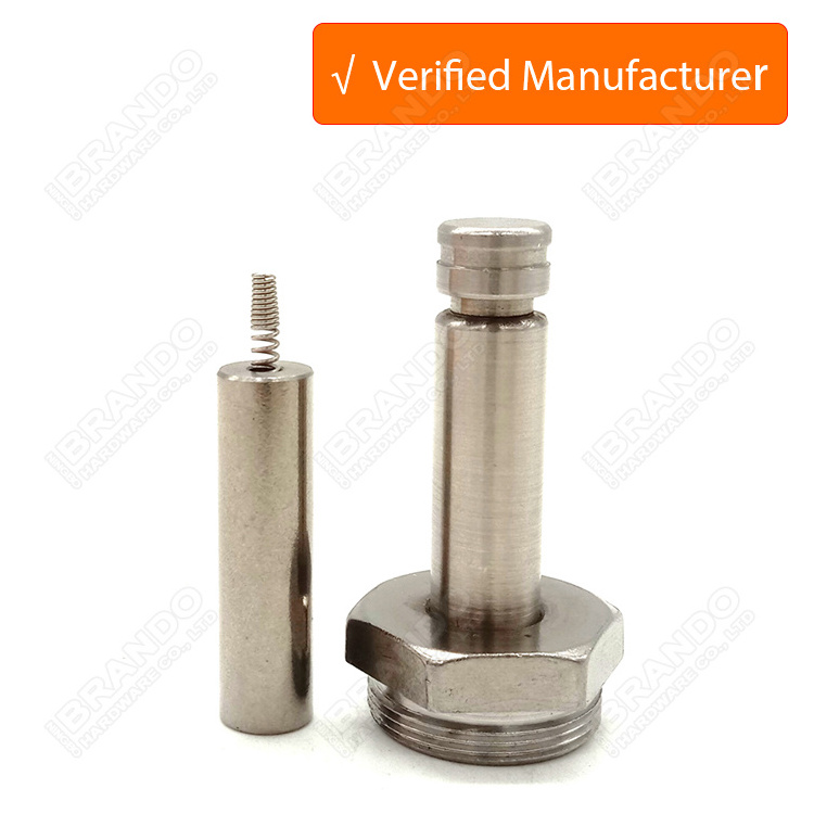 Dust Collector Pulse Jet Solenoid Valve Armature Assembly Plunger Tube Guide Tube With Inner Moving Core