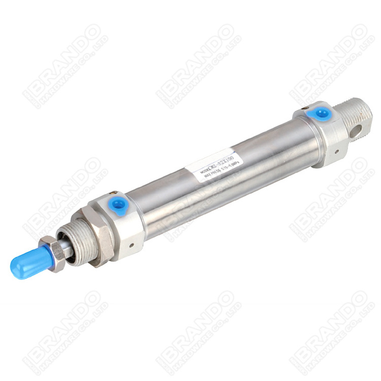 CM2 CDM2 Series Stainless Steel Round Body Mini Pneumatic Air Cylinder CDM2B20/25/32/40-25/50/75/100/125/150/200/250/300Z